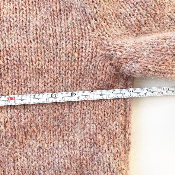 Helena Ruuth Womens Vintage Chunky Knit Sweater Handmade in Ireland Mohair Wool - Picture 9 of 10